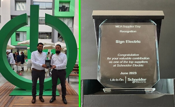 Honored by Schneider Electric